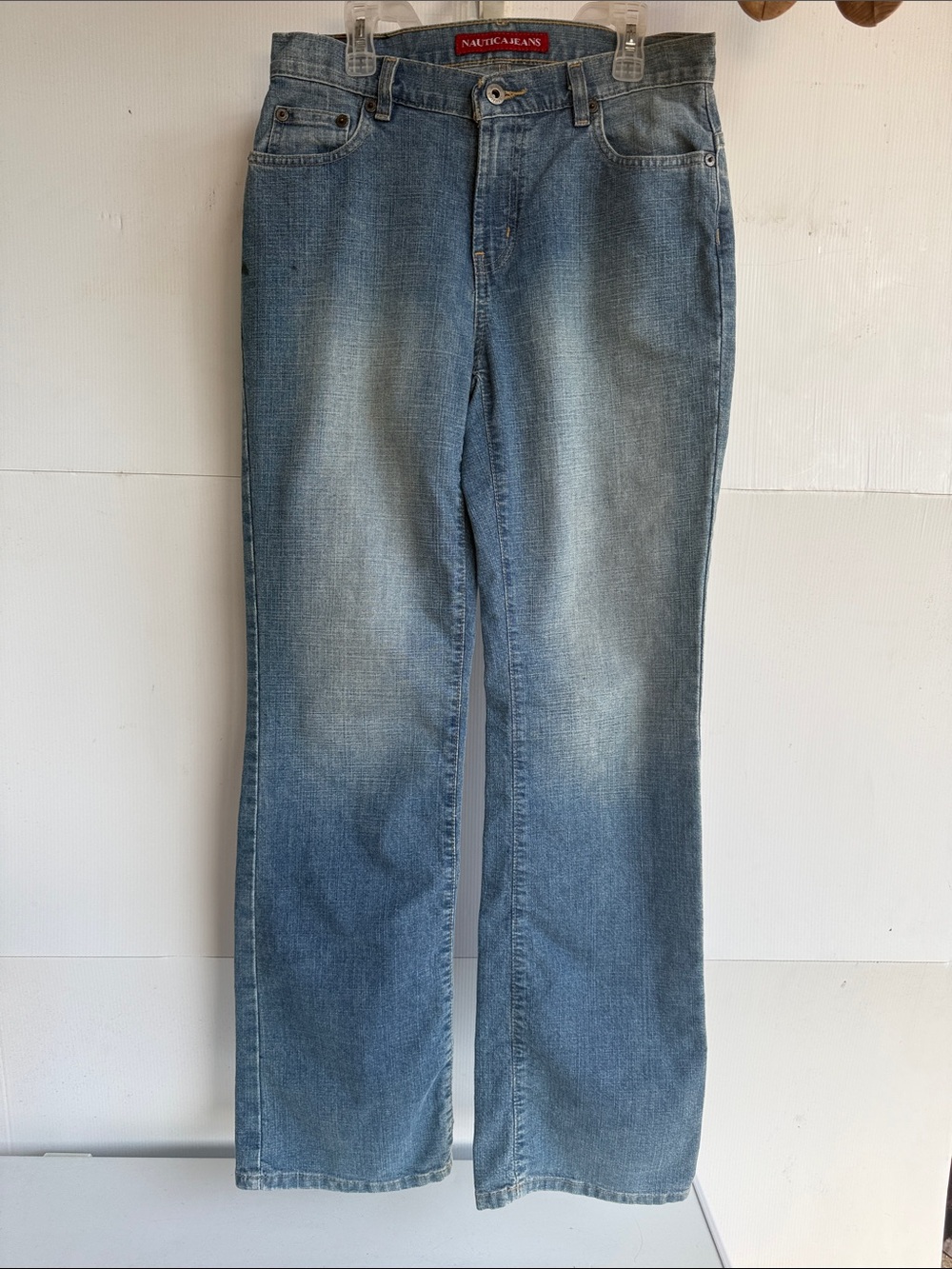 Nautical Boot Cut Jeans Light Wash Size 6 31 Women